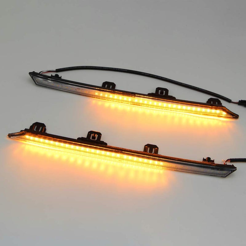 Dreamseek 3 Color LED DRL Daytime Running Light for Toyota RAV4 2019 2020 2021 2022 2023 Front Fog Grille Lamp with Dynamic Sequential Turn Signal - Image 5